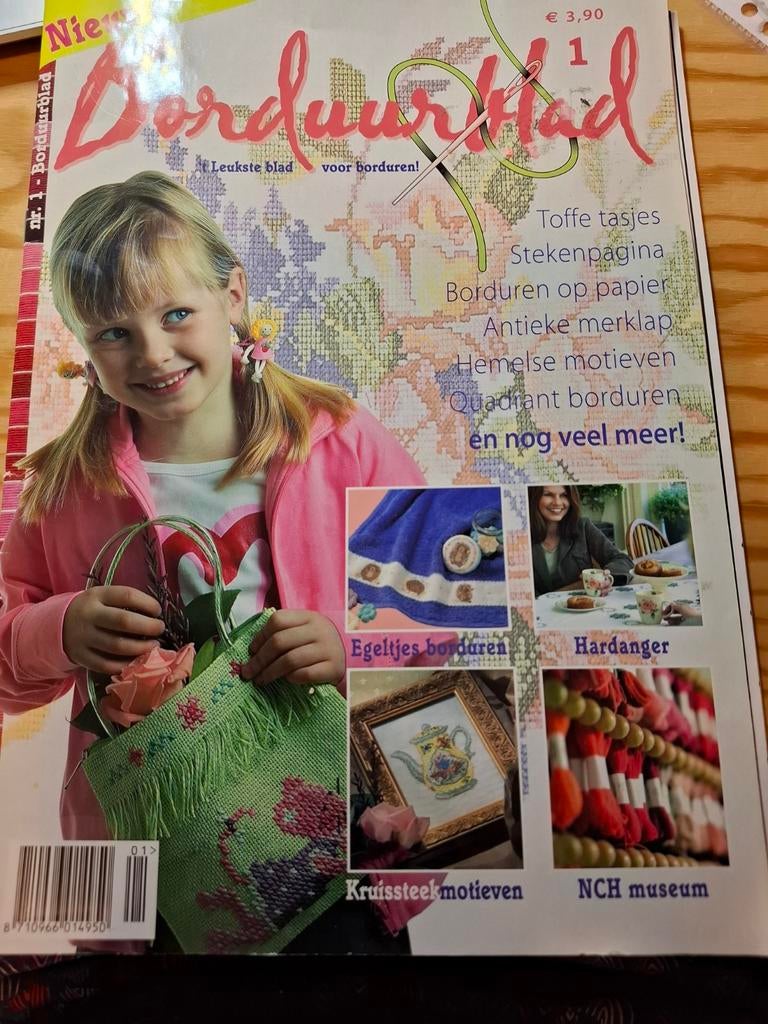 Borduurblad Nr. 1 - Leukste blad voor borduren!, Ophalen of Verzenden, Patroon