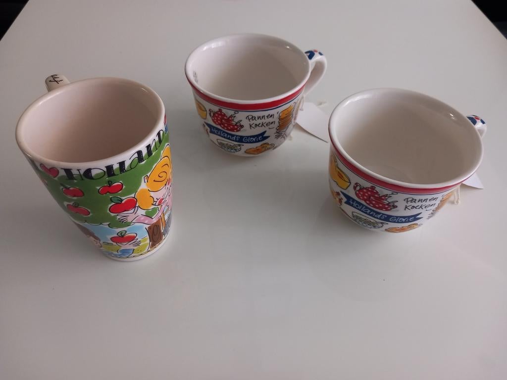 Leuke Amsterdamse mokken - Holland souvenirs, Ophalen of Verzenden, Gebruikt