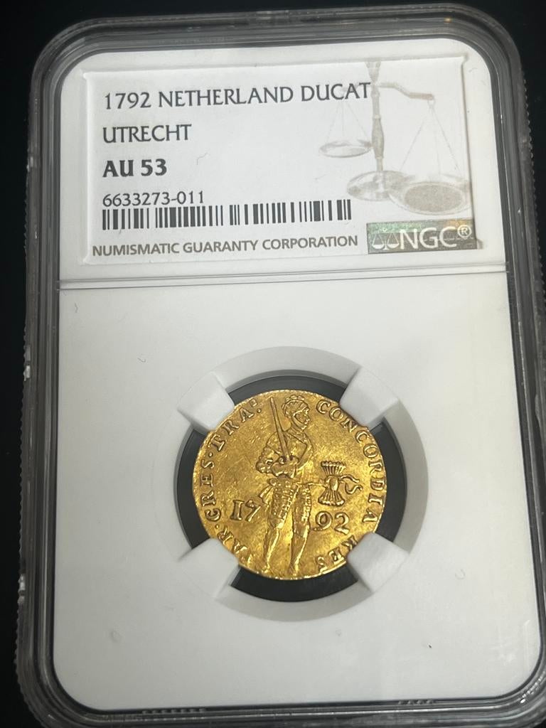 Gouden dukaat 1792 Utrecht, Ophalen of Verzenden, Vóór koninkrijk, Overige waardes