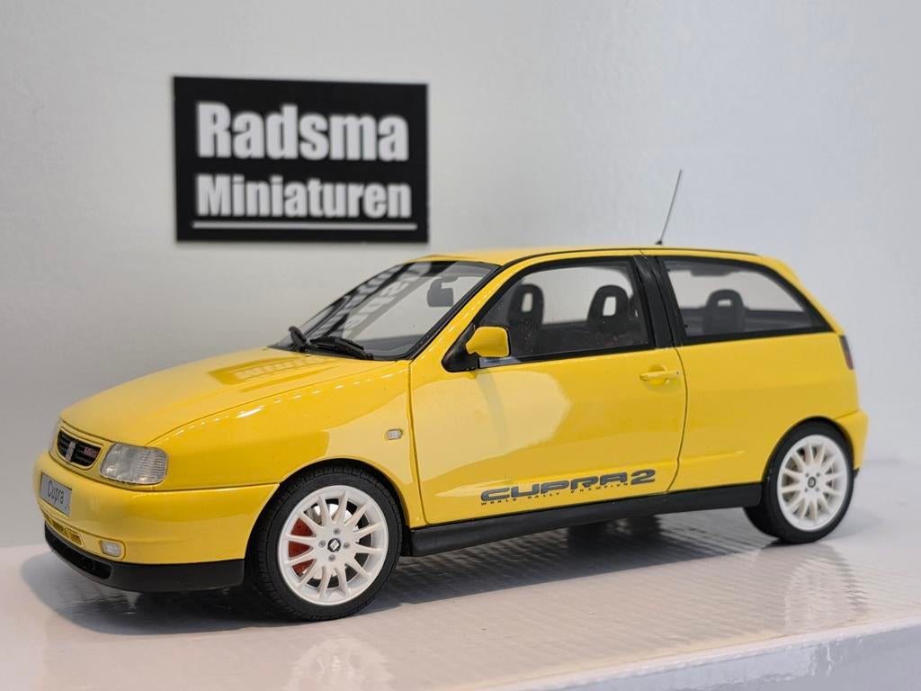 Seat Ibiza Cupra 2.0 16V - Geel - 1:18 Ottomobile OT702, OttOMobile, Auto, Ophalen of Verzenden, Zo goed als nieuw