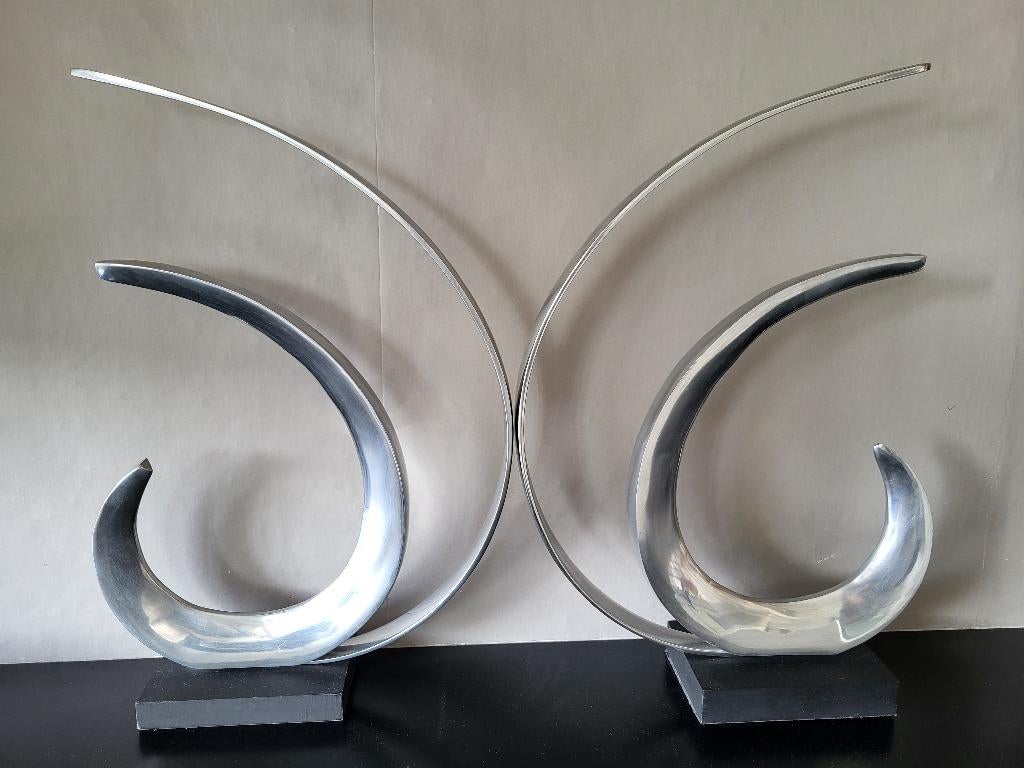 Decoratie elementen. Metalen krullen 2 stuks., Huis en Inrichting, Woonaccessoires | Overige, Ophalen, Zo goed als nieuw