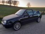 Volkswagen Golf 1.8 Cabriolet 66KW 2000 Zwart, Auto's, 4 cilinders, Cabriolet, 4 stoelen, Zwart