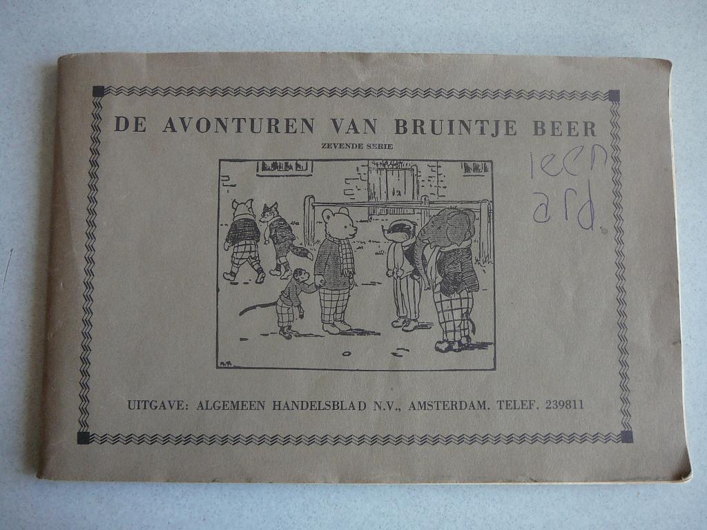 de avonturen van Bruintje Beer, Eén stripboek, Ophalen of Verzenden, Gelezen