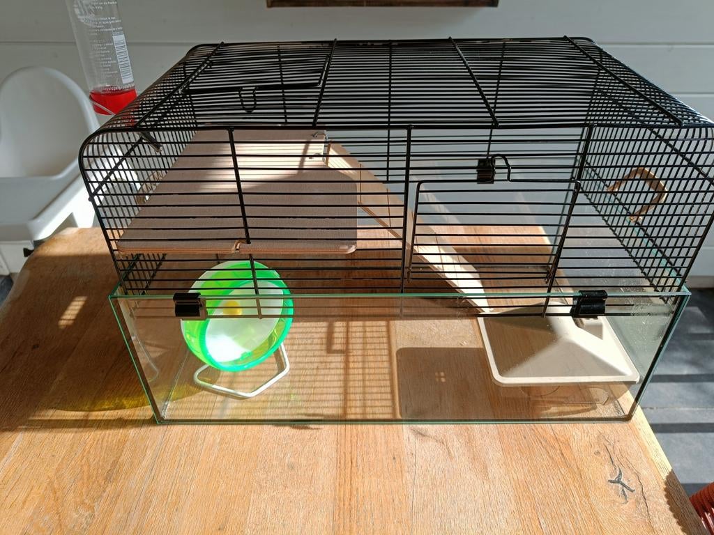 Hamsterkooi+ accessoires, Dieren en Toebehoren, Ophalen of Verzenden