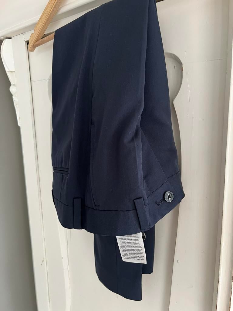 Kinderpak, mt 146. Blauw. Colbert,broek,witte blouse. Nieuw., Kinderen en Baby's, Kinderkleding | Maat 146, Ophalen of Verzenden