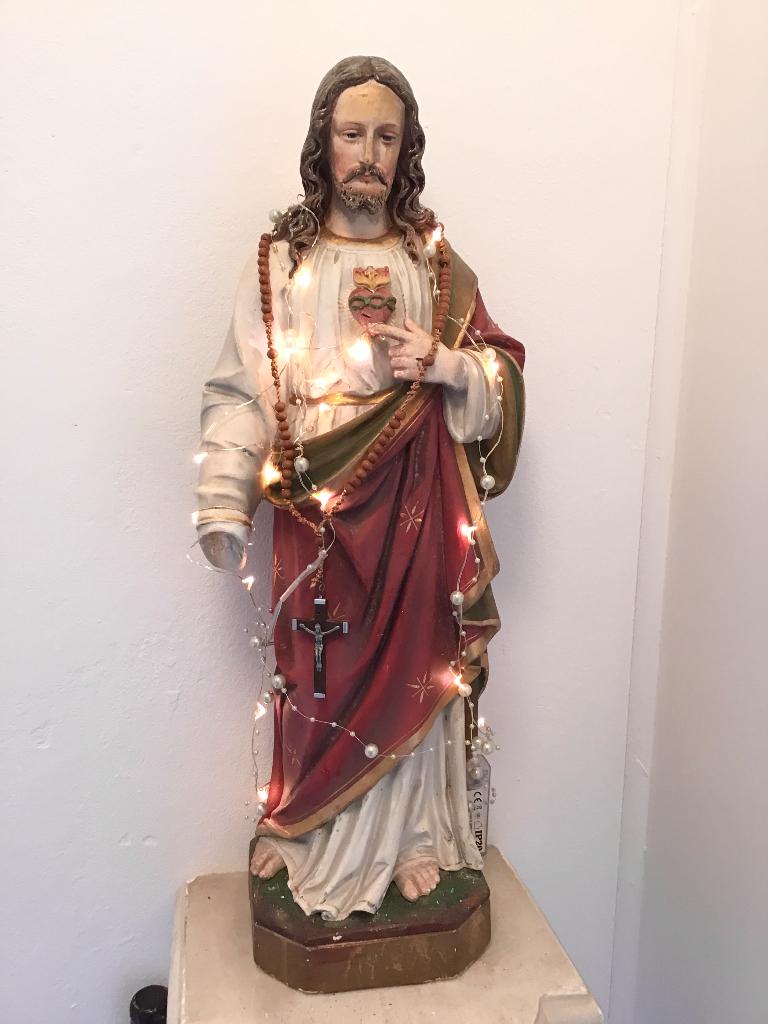 Heilige Jezus beeld, Antiek en Kunst, Antiek | Religie, Ophalen of Verzenden