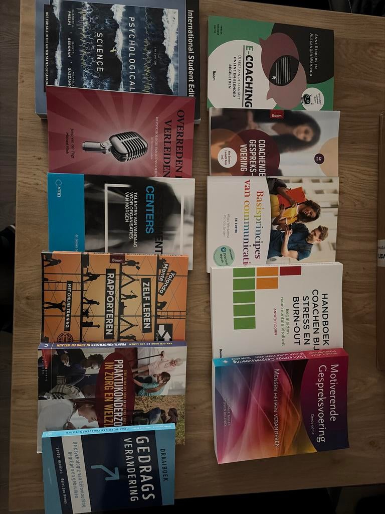 Toegepaste Psychologie HBO - HAN Leerjaar 1 & 2, Boeken, Ophalen of Verzenden, Gamma, Zo goed als nieuw, HBO