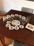 Bekers glazen petit four schaaltjes met auto’s, Ophalen of Verzenden, Zo goed als nieuw, Overige stijlen, Overige materialen