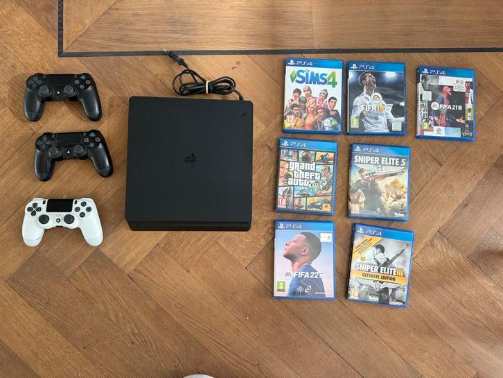 PlayStation 4 Console - Controllers en Spellen Optioneel, Spelcomputers en Games, Spelcomputers | Sony PlayStation 4, Gebruikt