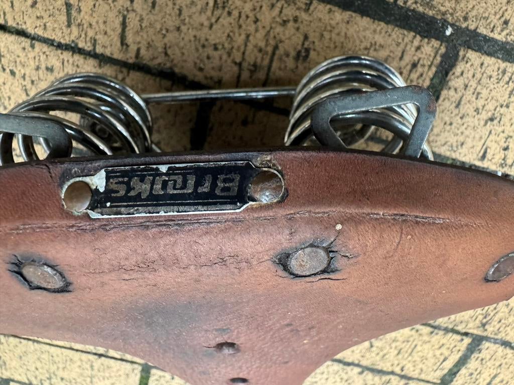 Brooks Leren Fietszadel - Klassiek en Comfortabel, Gebruikt, Budgetbikes, Ophalen of Verzenden, Zadel