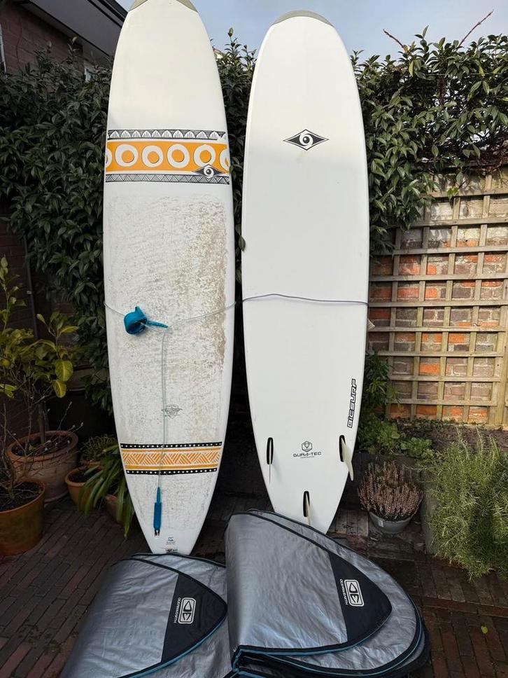 Twee Surfboards - Malibu  Bic Sport, Watersport en Boten, Golfsurfen, Gebruikt, Ophalen