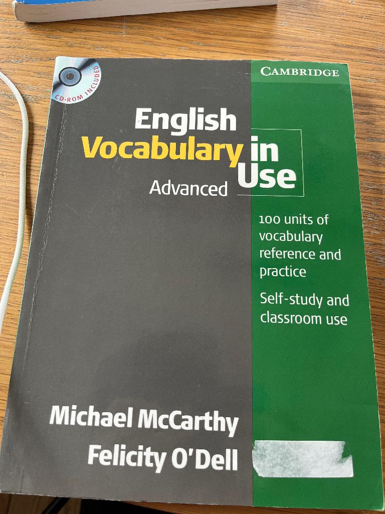 English vocabulary in use, advanced, Boeken, Studieboeken en Cursussen, Ophalen of Verzenden, Alpha, HBO