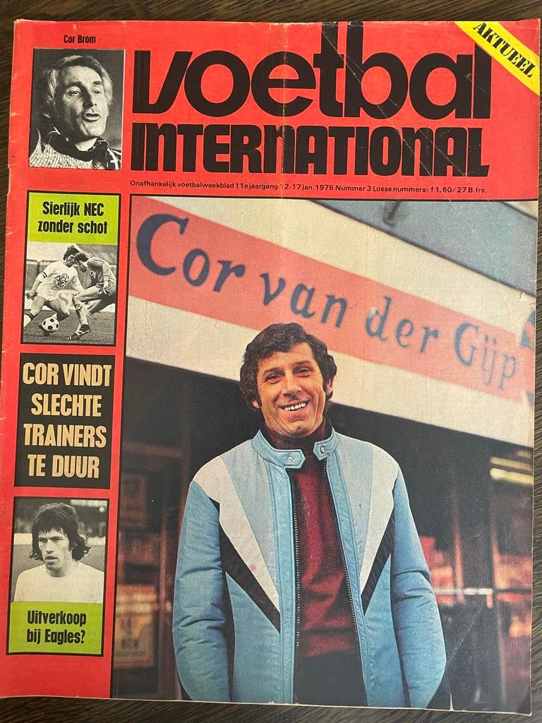 Voetbal International no. 3 uit 1976, Ophalen of Verzenden, Gelezen, Sport en Vrije tijd