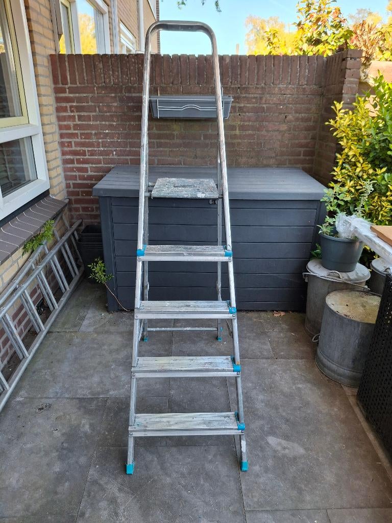 Huishoudtrap, Doe-het-zelf en Verbouw, Ophalen, Gebruikt, Trap, Opvouwbaar of Inschuifbaar