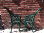 Gietijzeren tuinset, Tuin en Terras, Tuinsets en Loungesets, Ophalen of Verzenden, Zo goed als nieuw, Overige materialen, 4 zitplaatsen