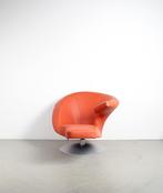 1x Leolux Parabolica Senso Fauteuil Apricot Leer – Aluminium, Huis en Inrichting, Fauteuils, Niet ingevuld, Niet ingevuld, Nieuw