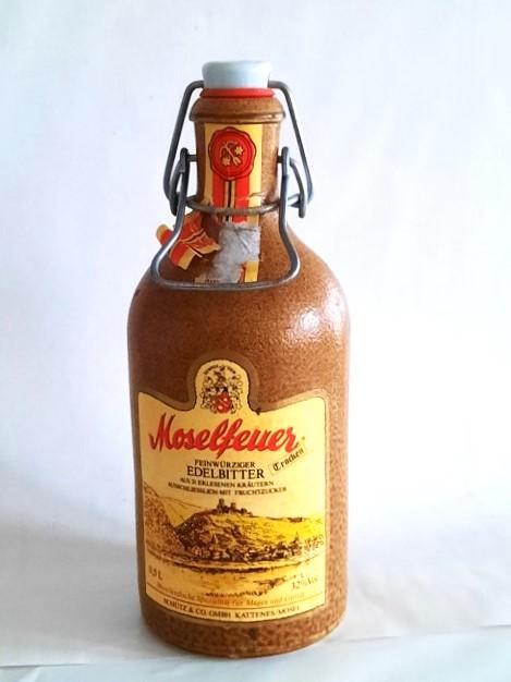 Vintage Moselfeuer Steengoed Kruik (0,5L) – Gemerkt MKM, Antiek en Kunst, Curiosa en Brocante, Ophalen