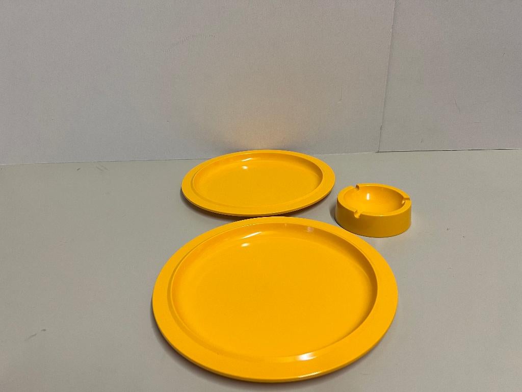 Mepal geel 3 stuks, Ophalen of Verzenden, Gebruikt