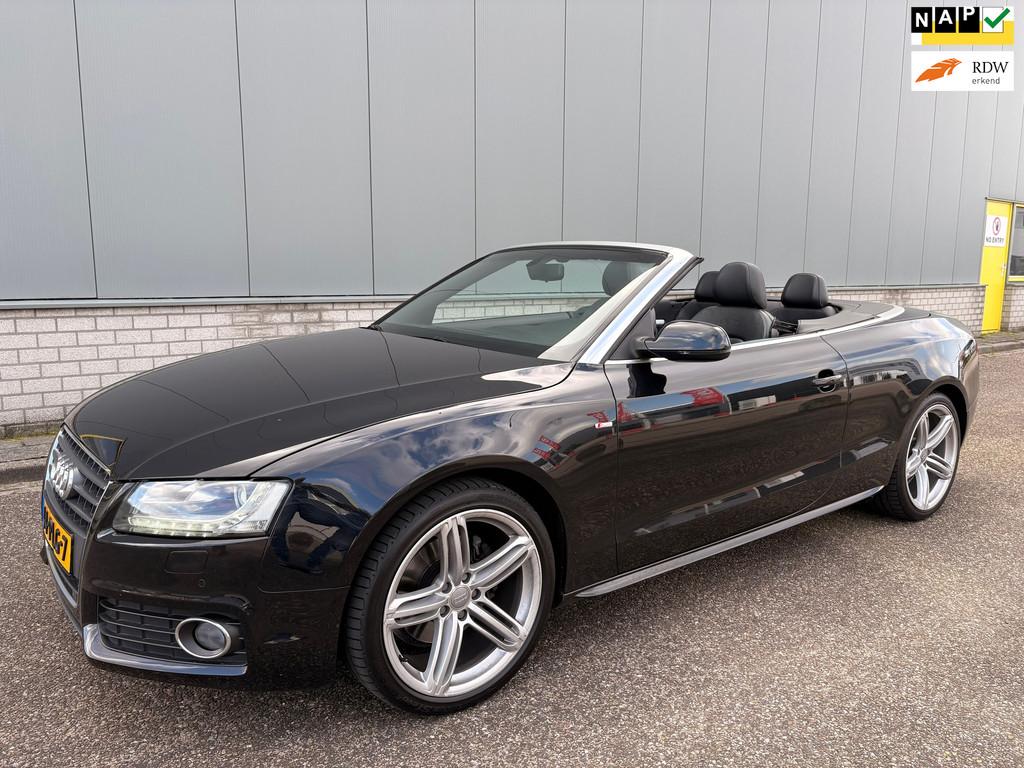 Audi A5 Cabriolet 2.0 TFSI S-line Automaat, Auto's, Euro 5, Gebruikt, Zwart, 4 cilinders