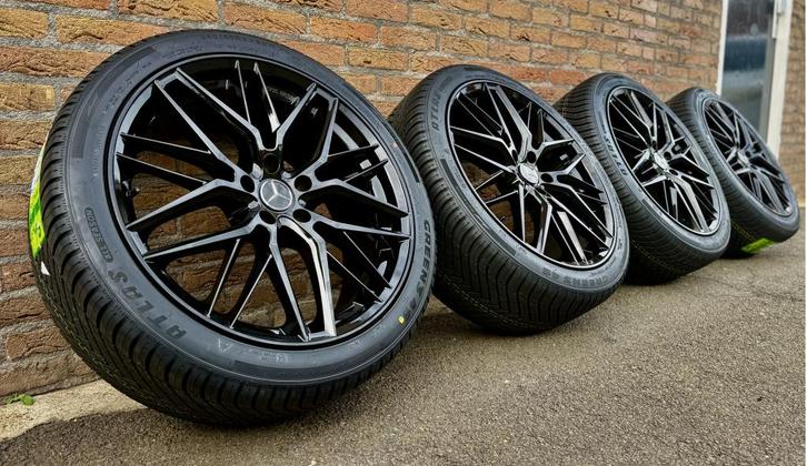 Mercedes Vito V-klasse velgen 20 inch met all season, Auto-onderdelen, Banden en Velgen, Banden en Velgen, Zomerbanden, 19 inch