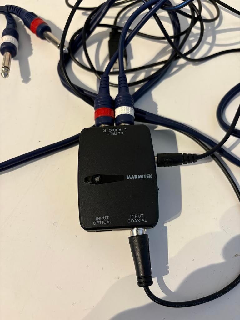 Marmitek Connect DA21 Digitale naar Stereo Audio Converter, Audio, Tv en Foto, Ophalen of Verzenden, Gebruikt