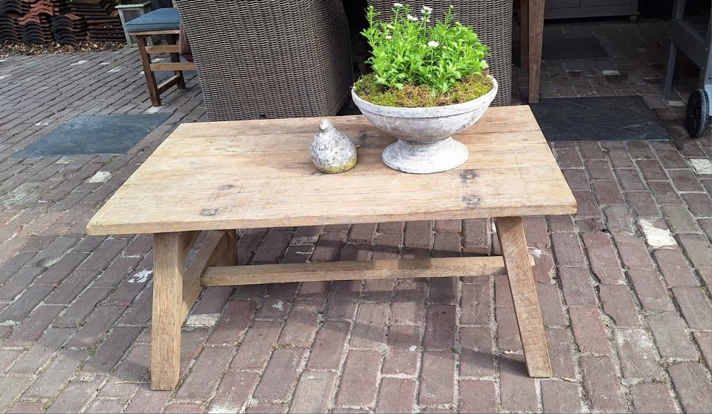 Hoffz salontafel - robuust en sfeervol, Huis en Inrichting, Ophalen, Gebruikt, 100 tot 150 cm, 50 tot 100 cm