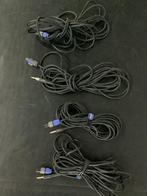 Speakon jack kabel 4 x 10 meter € 69.— voor alle 4, Ophalen of Verzenden, Zo goed als nieuw, Speaker of Versterker