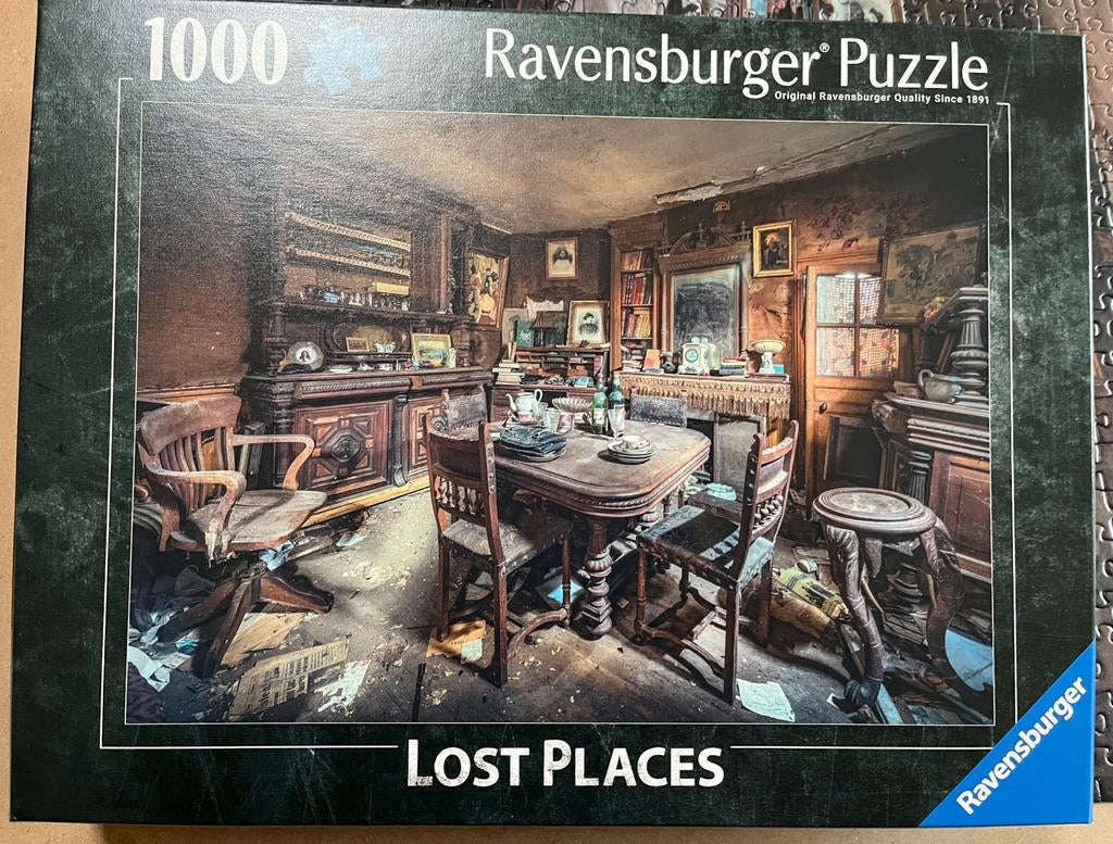 Ravensburger puzzel “Lost places” 1000 stukjes, Ophalen of Verzenden, 500 t/m 1500 stukjes, Zo goed als nieuw, Legpuzzel