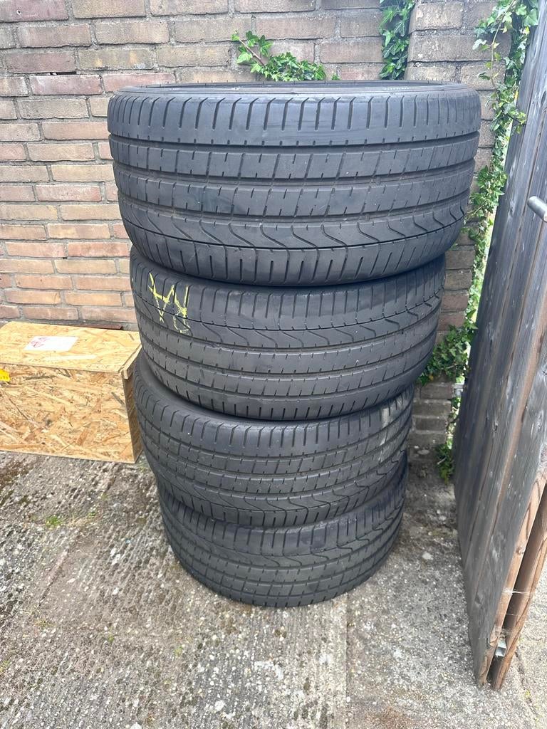 Pirelli P Zero 295/35 ZR21 (107Y) zomerbanden, Auto-onderdelen, Banden en Velgen, Gebruikt, 295 mm, Band(en), Personenwagen