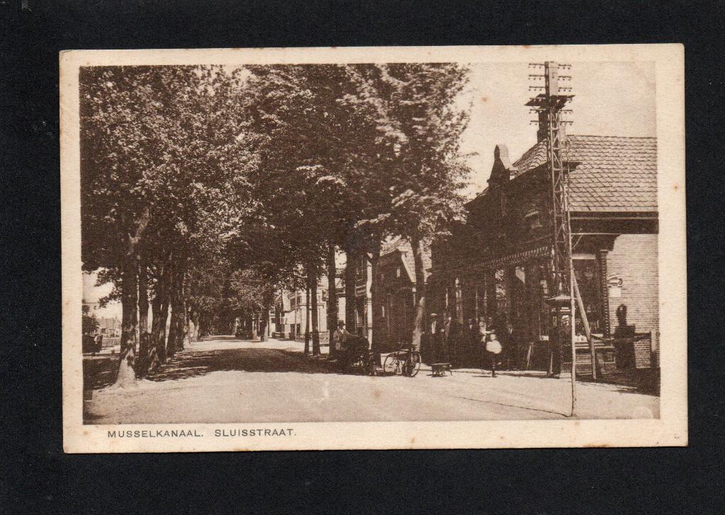 Musselkanaal, Sluistraat., Ophalen of Verzenden, 1940 tot 1960, Ongelopen, Groningen