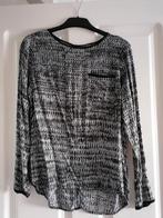 Leuke zwart met wit kleurige blouse, Kleding | Dames, Blouses en Tunieken, Ophalen of Verzenden, Nieuw, Maat 38/40 (M), Zwart