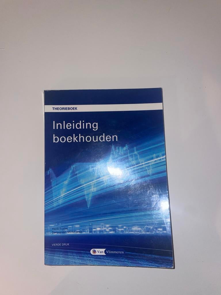 Inleiding boekhouden - Theorieboek, Ophalen of Verzenden, Beta, Zo goed als nieuw, HBO