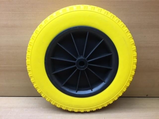 Wiel met band PU 4.00-8 (Ø 392mm). Kruiwagenwiel, Tuin en Terras, Hand-tuingereedschap, Eddiys, Espel, Info@eddiys.eu, Ophalen of Verzenden