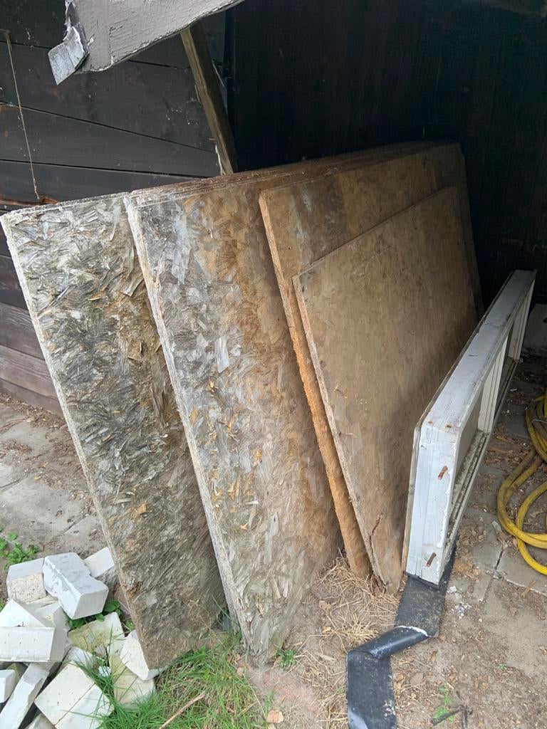 Osb platen, Doe-het-zelf en Verbouw, Platen en Panelen, Ophalen, Gebruikt, Hout, 20 tot 50 mm