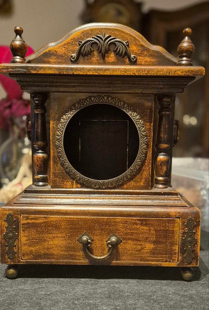 Antieke klokkast  voor restauratie of decoratie, Ophalen of Verzenden