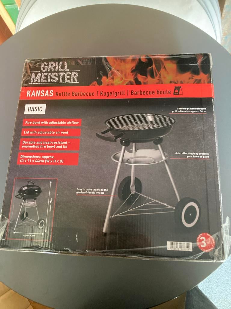 Kansas Kogelbarbecue - Grill Meister Basic, Ophalen, ., Nieuw, .