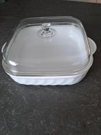 Vuurvaste schaal met deksel, Ophalen of Verzenden, Glas