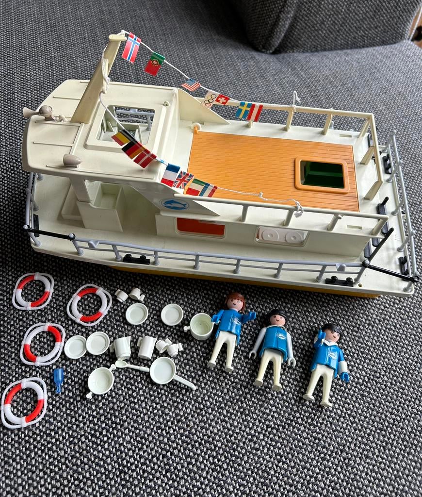 Playmobil System 1978 Geobra 3540 plezierboot, Ophalen of Verzenden, Gebruikt