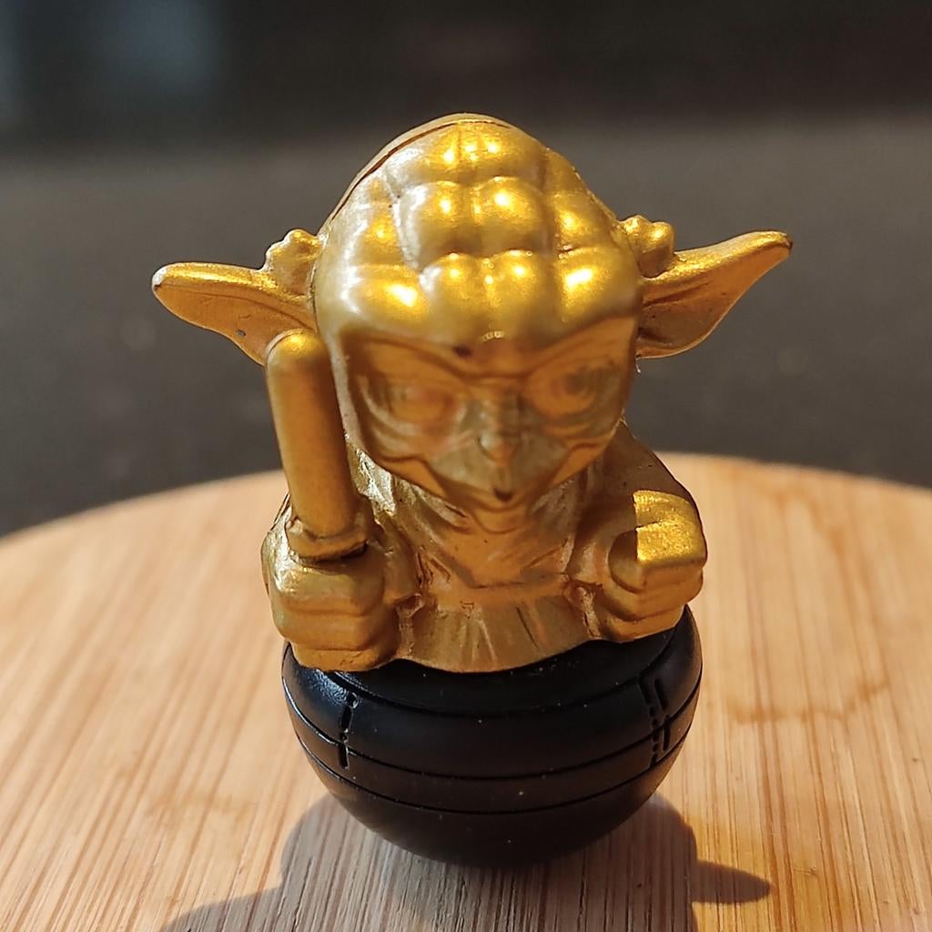 Gouden Yoda Star Wars Figuur - Uniek Verzamelobject, Ophalen of Verzenden, Zo goed als nieuw