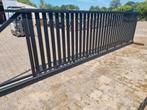 Nieuwe moderne schuifpoort 'Sydney' in 4m en 5m compleet!, Met poort, Nieuw, IJzer, Spijlenhekwerk