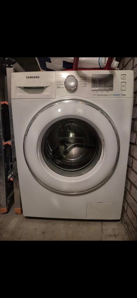 Samsung Wasmachine EcoBubble 7.0KG - In goede staat, Witgoed en Apparatuur, Wasmachines, Gebruikt, Voorlader, 6 tot 8 kg, 85 tot 90 cm