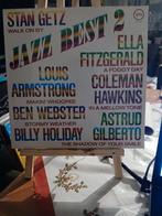 Jazz Best 2 LP - Stan Getz, Ella Fitzgerald, Louis Armstrong, Ophalen of Verzenden