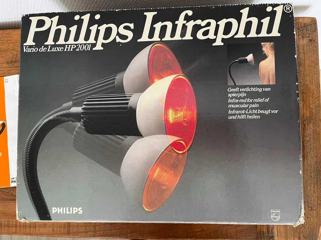 Philips Infraphil HP 2001 infraroodlamp, Ophalen of Verzenden, Gebruikt