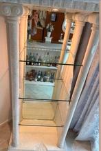 Open vitrinekast met glazen platen, Met plank(en), 150 tot 200 cm, 25 tot 50 cm, 50 tot 100 cm