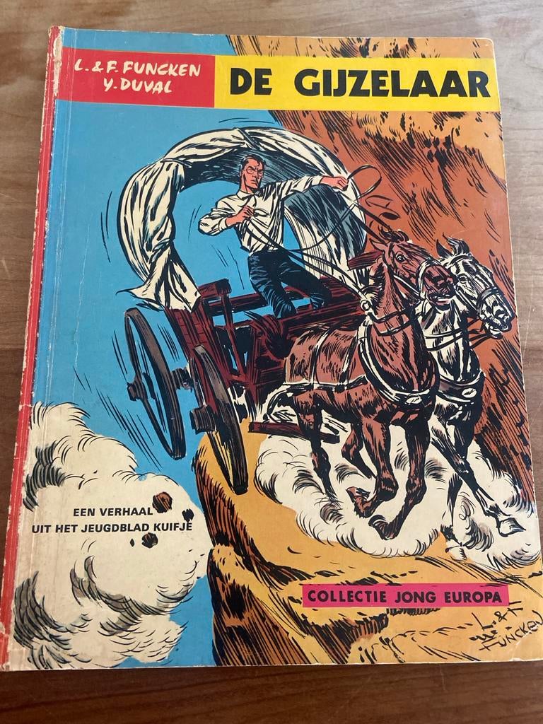De Gijzelaar - L. & F. Funcken - Collectie Jong Europa, Boeken, Stripboeken, Eén stripboek, Ophalen of Verzenden, Gelezen