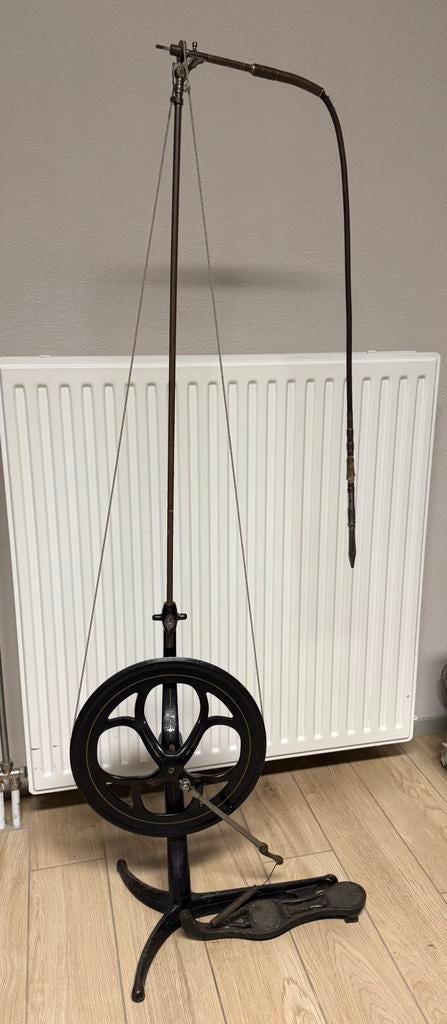 Tandtechniek: Vintage antieke tandartsboor, Ophalen, Gebruikt