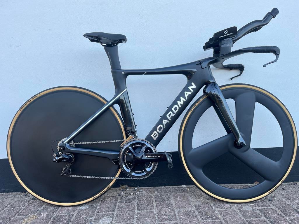 Boardman Tijdritfiets TTE 9.8 Dura Ace Di2 11s Full carbon, Fietsen en Brommers, Fietsen | Racefietsen, 28 inch, Gebruikt, Carbon
