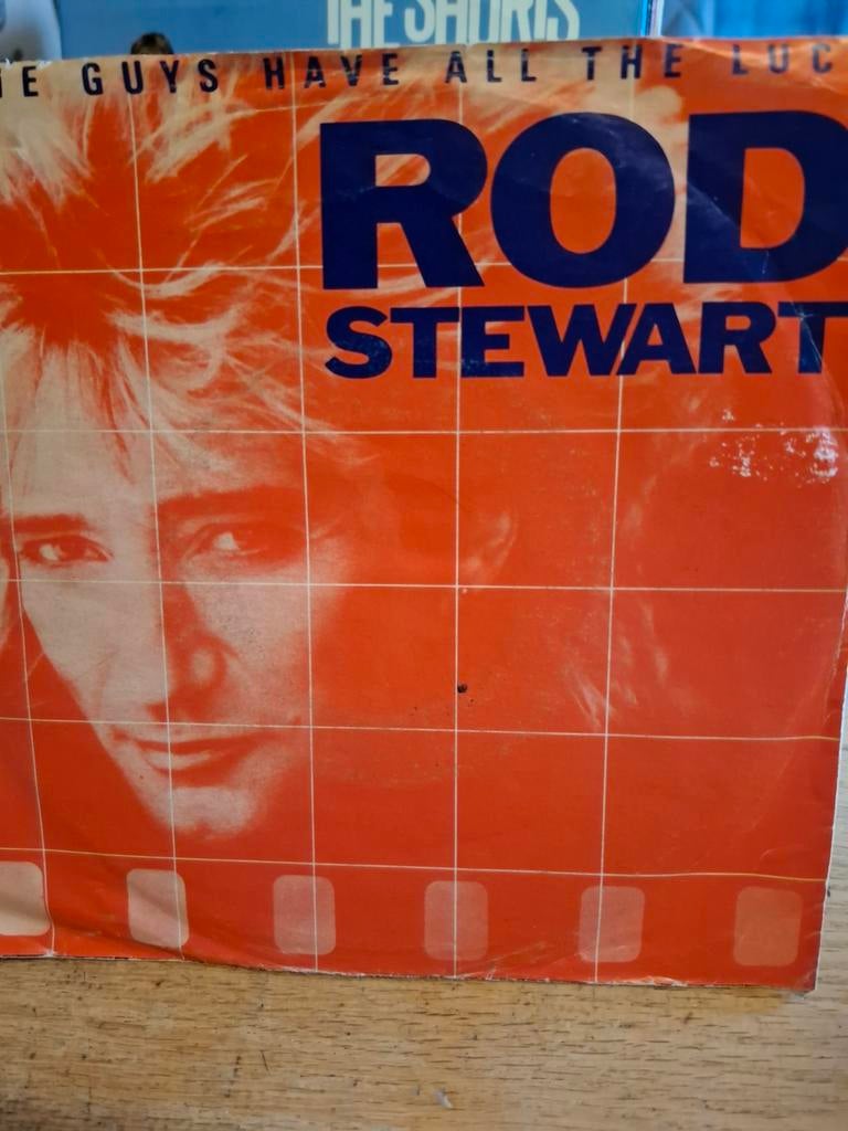 Rod Stewart - Some Guys Have All The Luck (Vinyl Single), Ophalen of Verzenden, Gebruikt, Overige formaten, Poprock