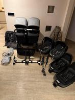 Bugaboo donkey twin kinderwagen met maxi cosi set, Ophalen, Zo goed als nieuw, Bugaboo