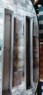 Aluminium morsgoten 4 stuks, Ophalen, Zo goed als nieuw, Aluminium, Volière